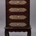 Wooden 4 Drawer Bedside Table / Chest of Drawers