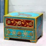 Hand-painted Jewellery Box / elephant design chest of drawers (WTC-D-15)