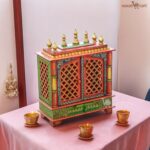 Beautiful Wooden Temple / Pooja Mandir for Home (24x12x30" & Multicolor) - Image 5