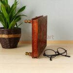 Wood To Cart® Puja Chowki/Bajot | Wooden Bajot in Copper Color For Pooja, Temple, Home Décor & Sitting - Image 2