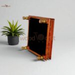 Wood To Cart® Puja Chowki/Bajot | Wooden Bajot in Copper Color For Pooja, Temple, Home Décor & Sitting - Image 3
